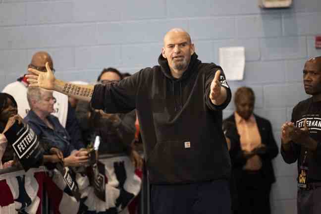 The Democratic candidate for the Senate in Pennsylvania, John Fetterman, stands out in the political landscape.