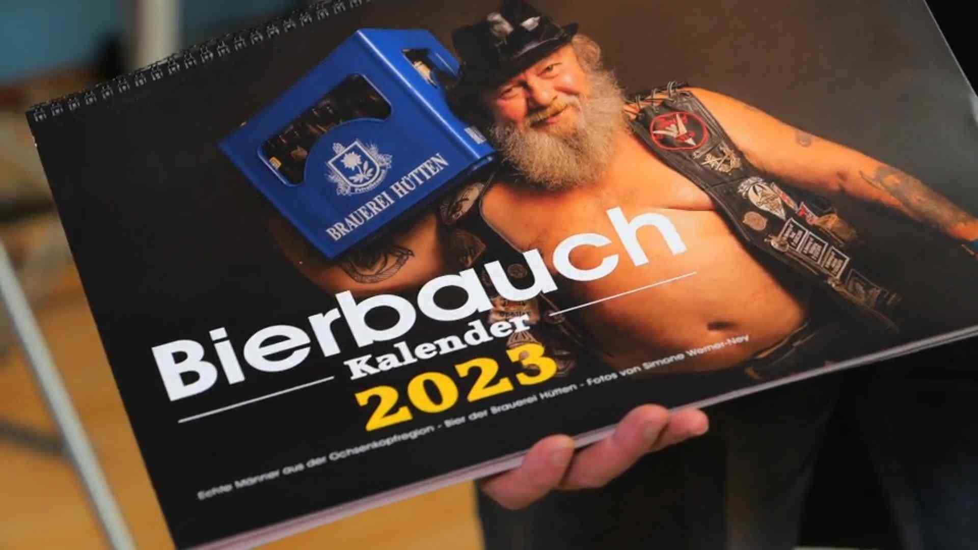 Barrel instead of six-pack: brewery prints beer belly calendar "The girls love it!"