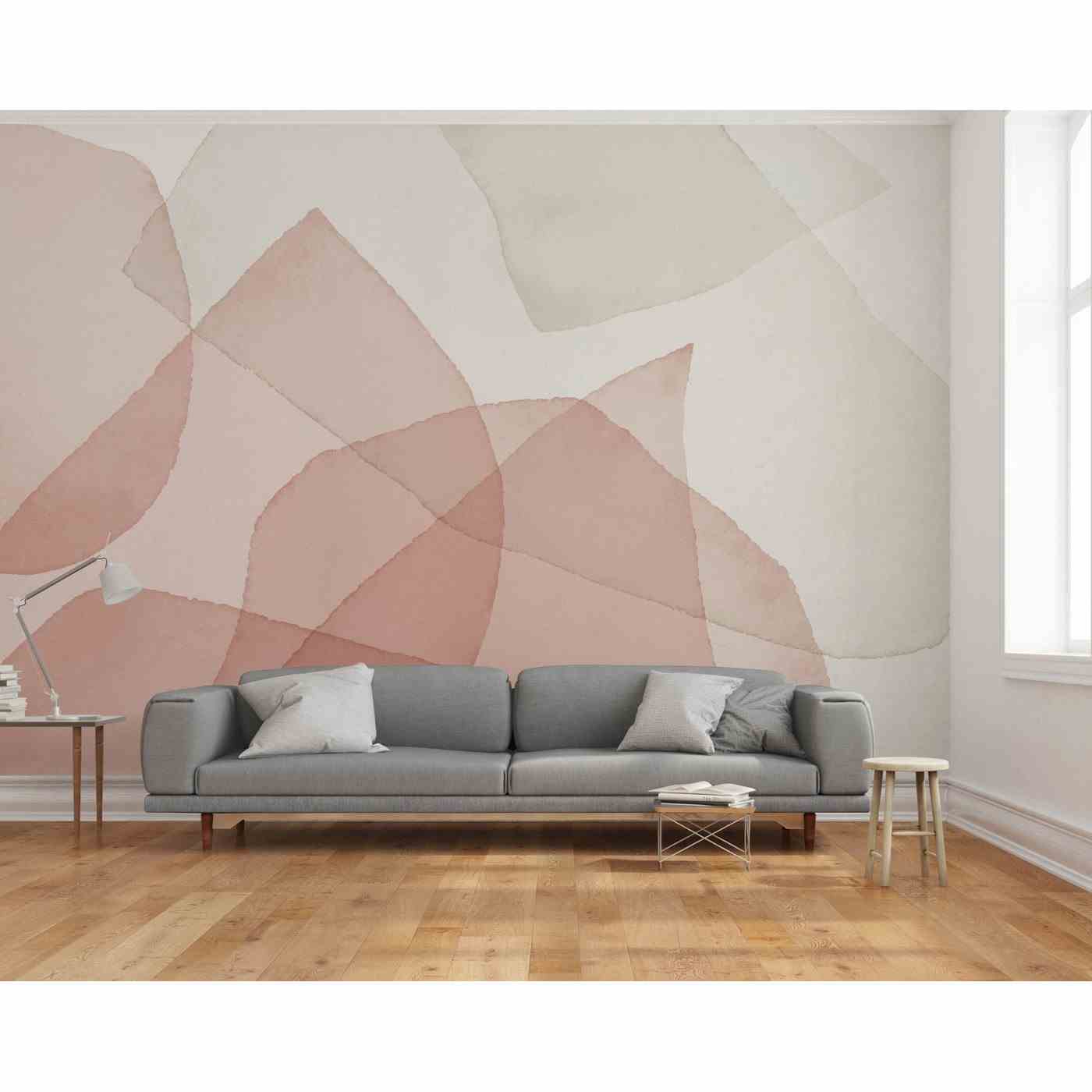 A Delicate Abstract Panoramic Wallpaper 