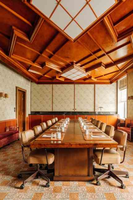 City break in Oslo: ...and the former conference rooms like something out of a 1950s film.