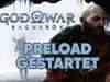 God of War Ragnarok starts preload on PS4 and PS5
