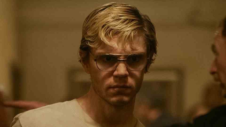 Jeffrey Dahmer in the Netflix series "dahmer".  The series is not completely realistic everywhere.
