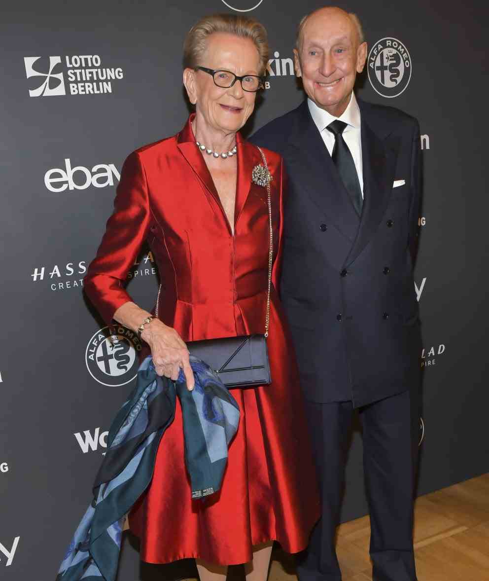 Eickhoff (here with his wife Brigitte) blossomed into the great fashion patriarch of the Kö