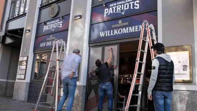 Munich: Other teams have also branded restaurants - like the New England Patriots "reign times".