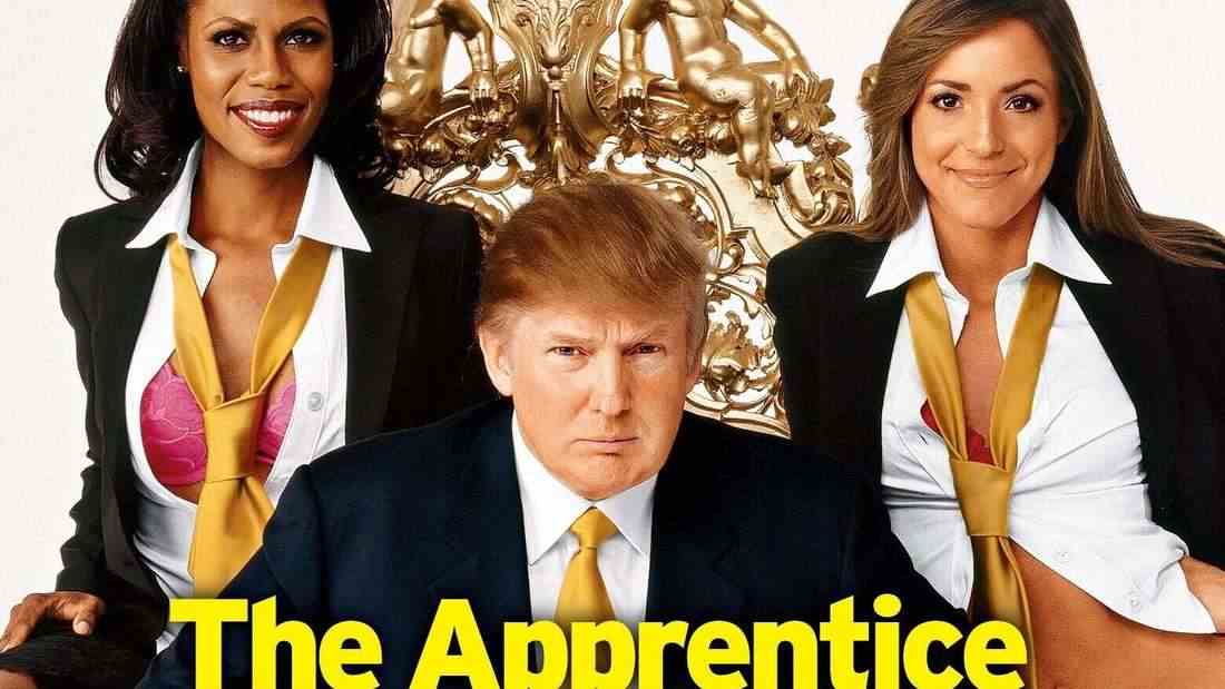 Donald Trump als Moderator von The Apprentice, einer Reality-TV-Serie in den USA
