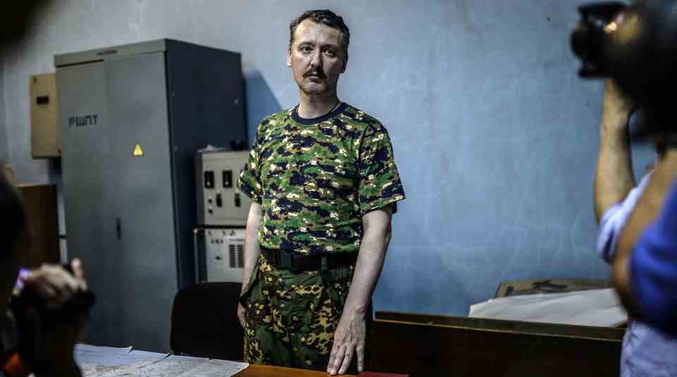 Igor Girkin in July 2014: Before he was forced to return to Russia, he was one of the top separatist commanders.