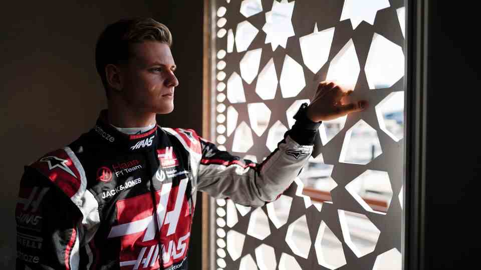 "I always wanted to be that”: Mick Schumacher, 21, in the racing suit of his Formula 1 team Haas