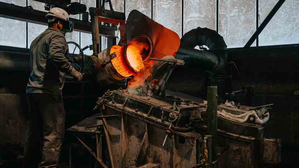 Production in the Bögra foundry in Solingen