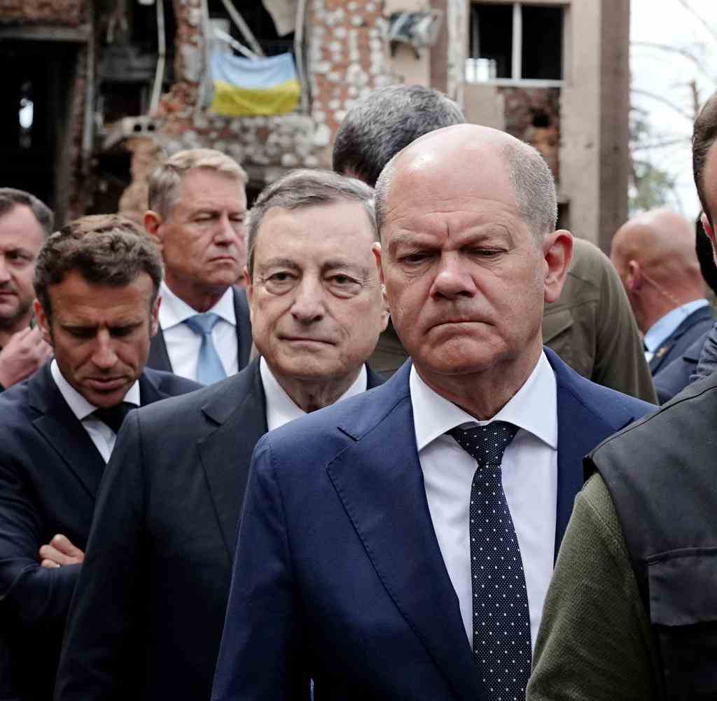 Chancellor Olaf Scholz only visited the Ukriane with a delay