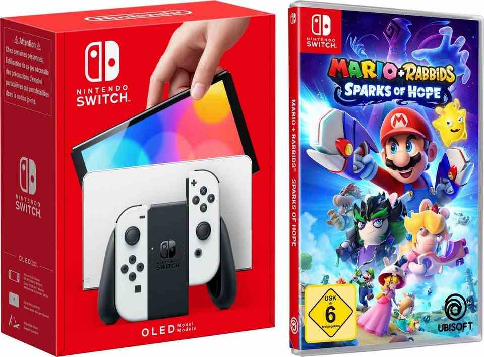 Nintendo Switch Switch OLED, including Mario + Rabbids® Sparks of Hope