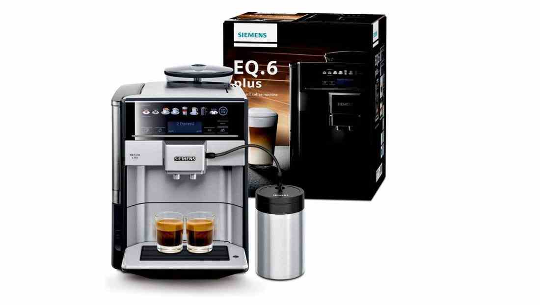 Siemens Kaffeevollautomat EQ.6 plus s700 TE657M03DE, für viele Kaffeespezialitäten