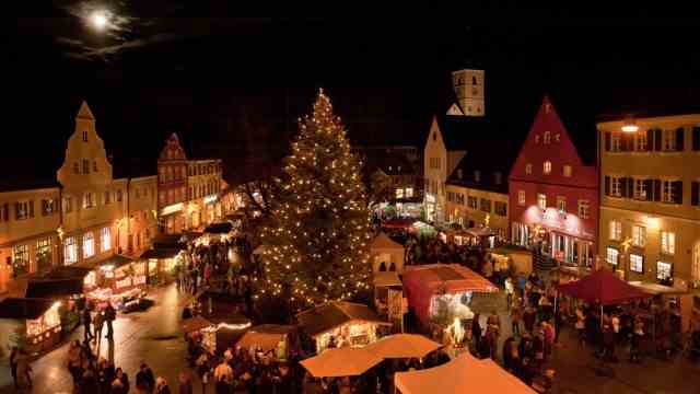 Tradition: After a two-year Corona break, visitors can look forward to the atmospheric Ebersberg Christmas market again.
