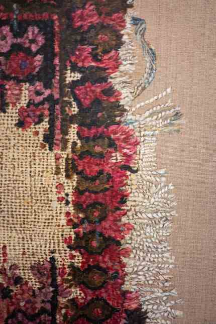 Iranian artist: In 2016, Marjan Baniasadi started making realistic paintings of Persian carpets.
