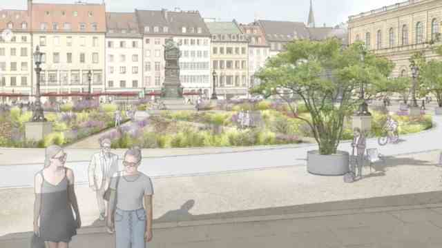 Upgrading of the inner city: The future could be so green, also in front of the State Opera.