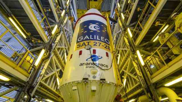 Space: Galileo satellite in Kourou: Last year, two more satellites were launched "Soyuz"- Rockets, that's no longer possible.