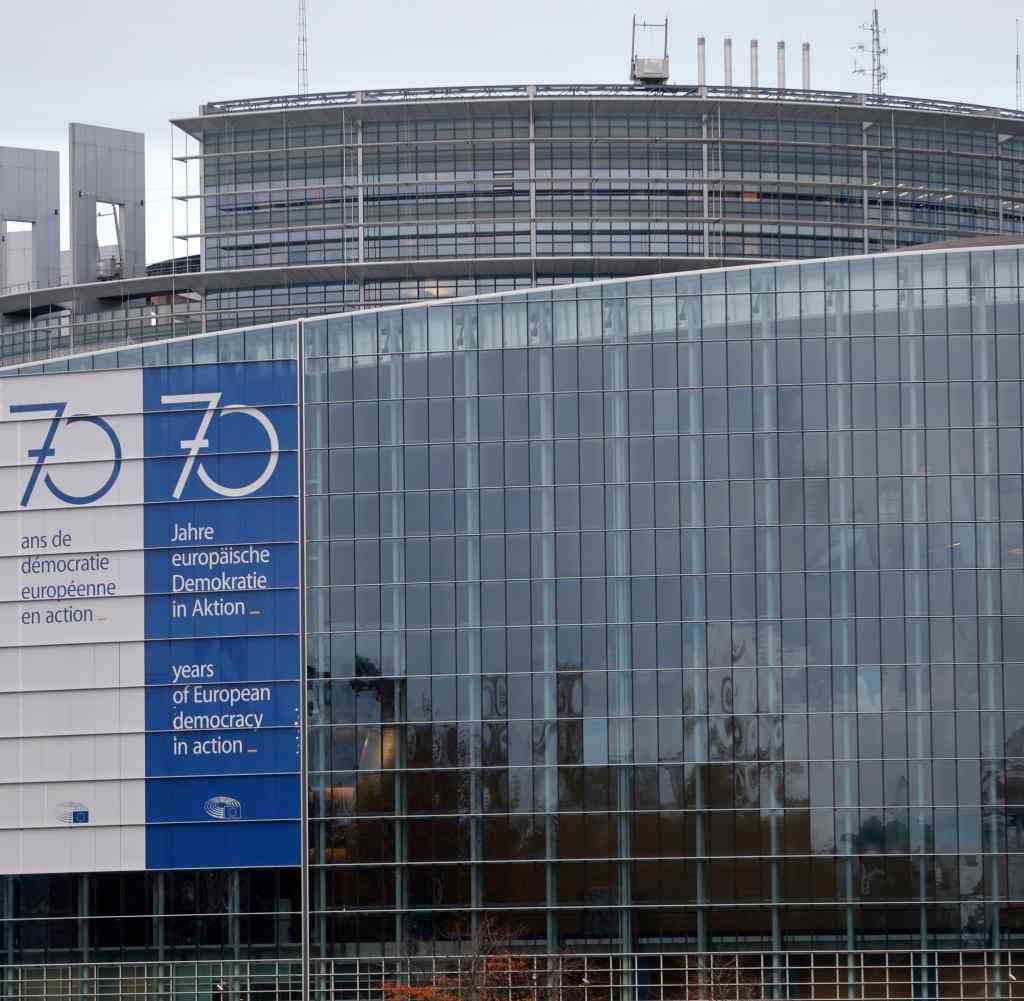 Der Sitz des Europäisches Parlament in Straßburg