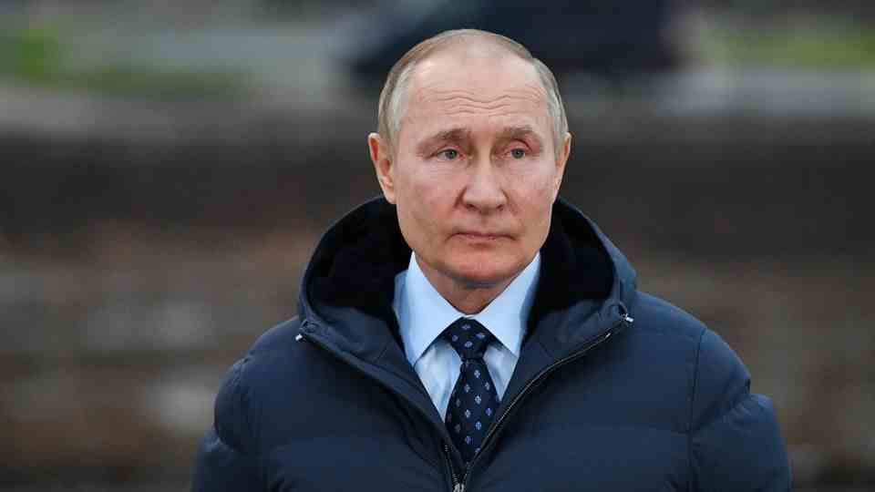 Zavidovo, Russia: Vladimir Putin attended a demonstration of a model of a large tourist resort 