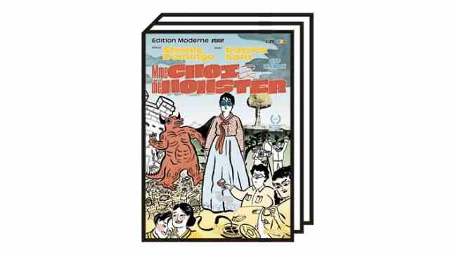 cartoons: "Mme Choi and the Monsters": Sheree Domingo, Patrick Spät: Mme Choi & the Monsters.  Edition Modern 2022. 175 pages, 24 euros.