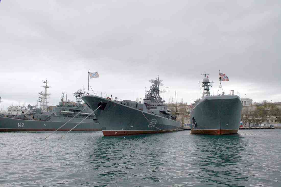Ukraine-Krieg: Schwarzmeerflotte auf der Krim, Archivbild von 2014