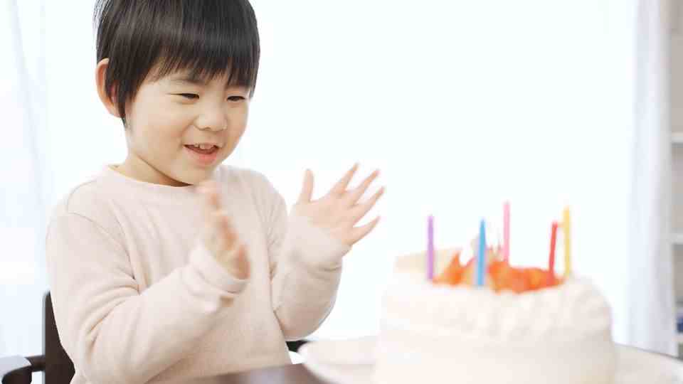 South Korea: boy with his birthday cake