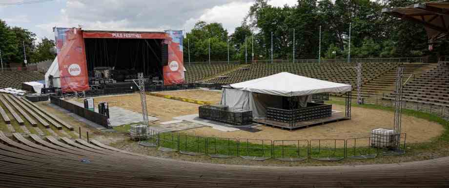 Newcomer Festival: Plenty of space: the arena of Kaltenberg Castle is the center of the "Pulse Open Airs".  In June 2023 it will be played again.