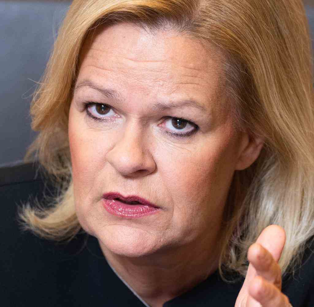 Federal Interior Minister Nancy Faeser (SPD), 52