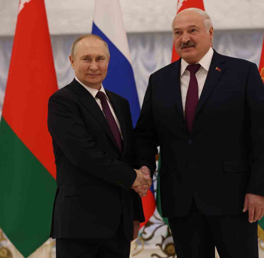 Autokraten unter sich: Wladimir Putin und Alexander Lukaschenko