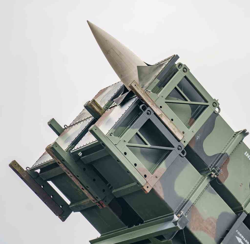 A combat-ready Patriot anti-aircraft missile system