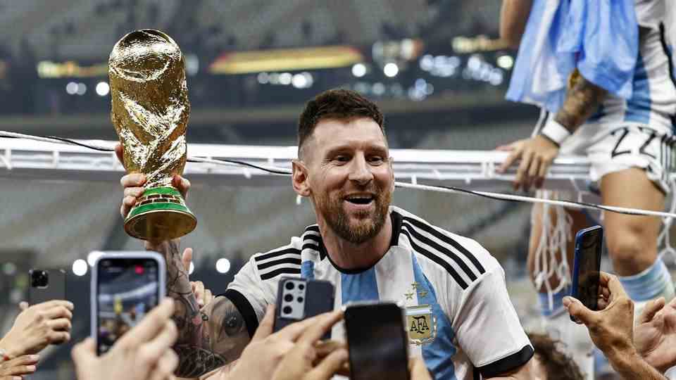 Argentina celebrating: The victory also paid off on the account.