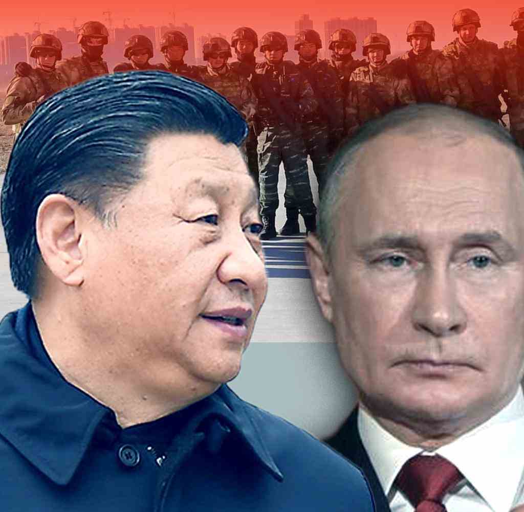 Die Präsidenten von China und Russland, Xi Jinping (l.) und Wladimir Putin