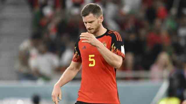 Battle for the round of 16: Also at the center of the dispute: the 35-year-old defender Jan Vertonghen.