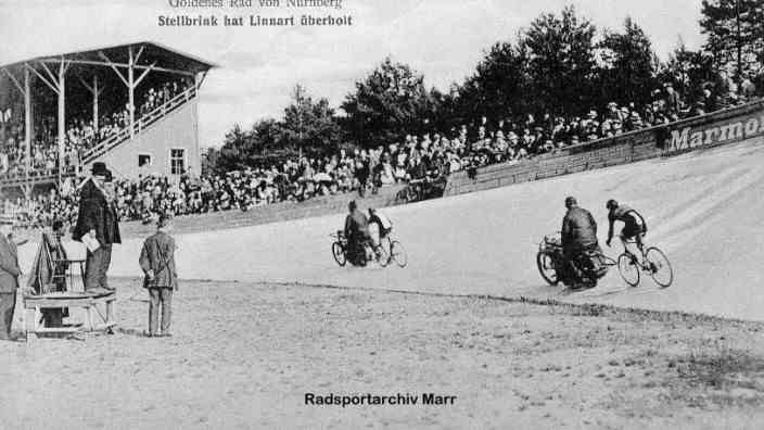 Nuremberg: The historic velodrome in Nuremberg-Reichelsdorf, which is now being demolished.