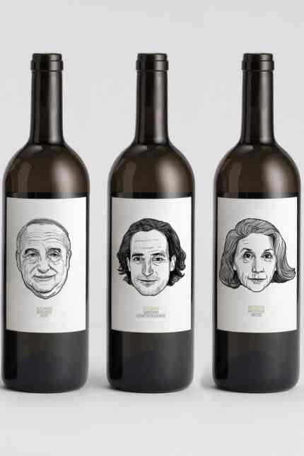 Weinmarketing: Dürfen wir vorstellen, Bertholdi, Emmeram und Mechthild: die "Großelterngeneration" der Naturweine von Gut Oggau.