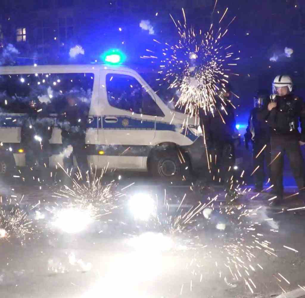Police officers were attacked everywhere on New Year's Eve.  It was particularly bad in Neukölln