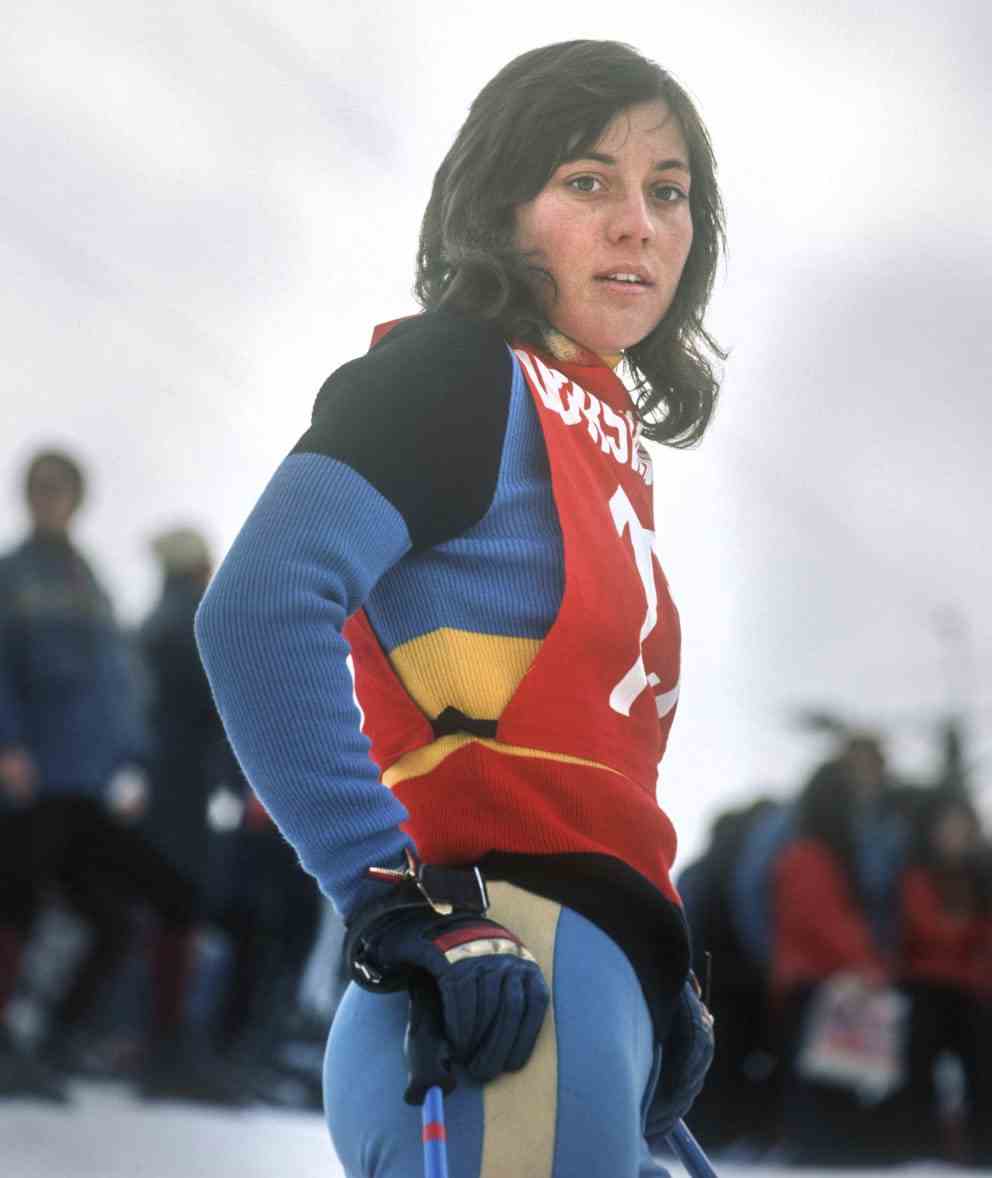 1972: Rosi Mittermaier at the World Cup women's slalom in Oberstaufen in the Allgäu