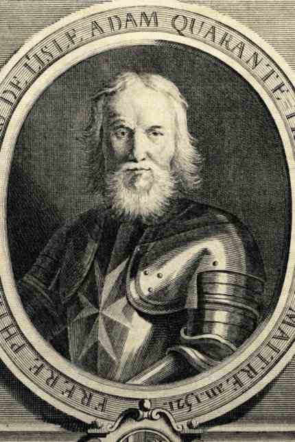 Historie: Handelte mit dem Sultan freien Abzug aus: Johanniter-Großmeister Philippe Villiers de L'Isle-Adam (1464 - 1534).