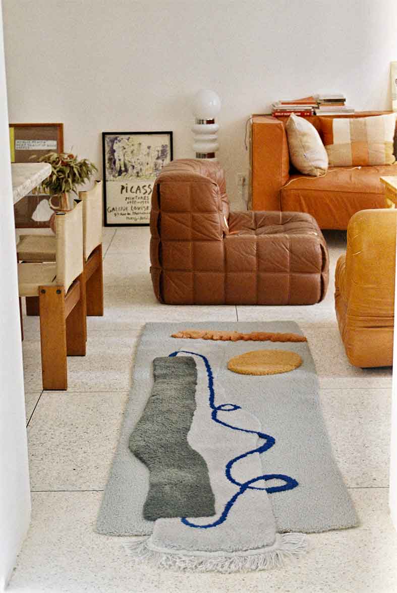 The One-Piece Arty Rug to Repurpose 