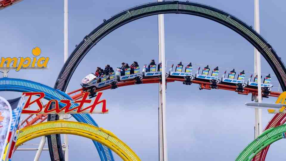 Roller coasters like this one at Oktoberfest have prompted rescue operations in the US because of a new feature on the iPhone 14