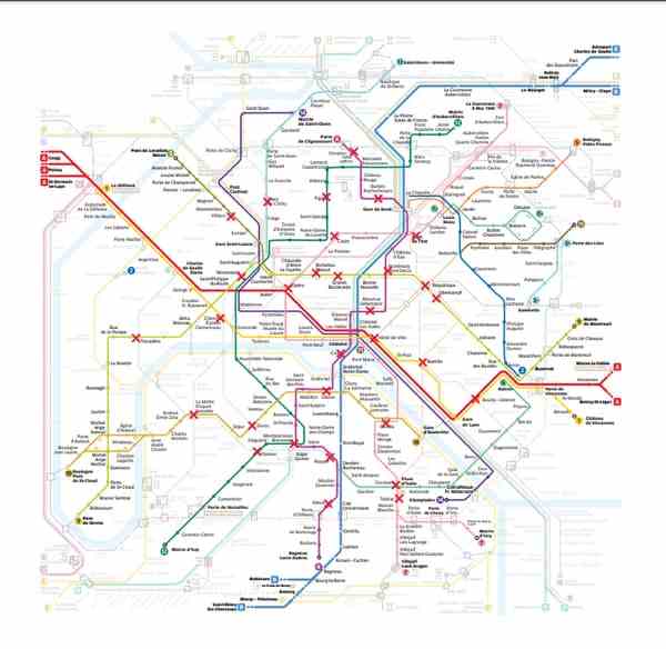 The RATP has published a map to discover all the metro stations closed on this day of mobilization against the pension reform.