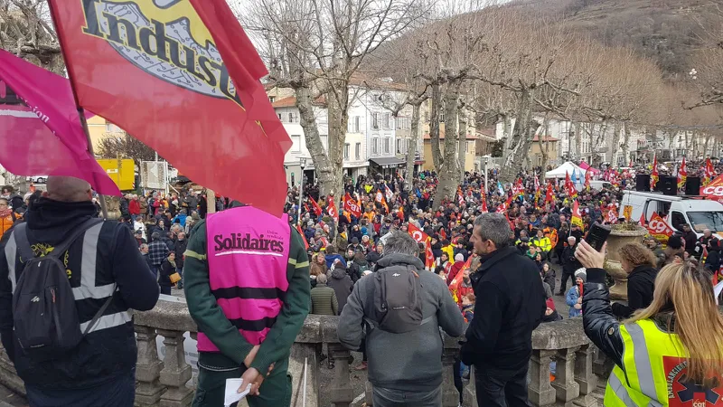 En Ariège, la manifestation a eu lieu à Foix.