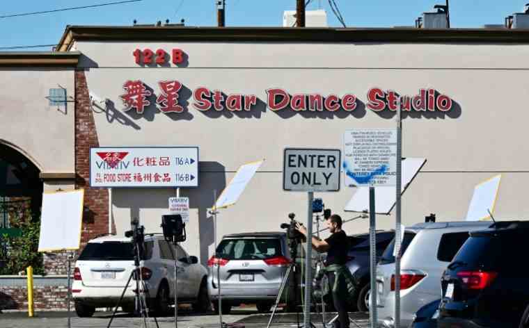 The Star Dance Studio where a shooting took place that killed 11 people, on January 23, 2023 in Monterey Bay, California (AFP / Frederic J. BROWN)