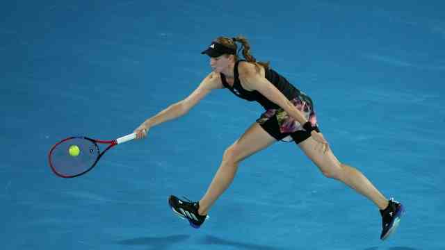 Sabalenka wins the Australian Open: Constantly under pressure: Elena Rybakina rarely got to dictate the match herself.