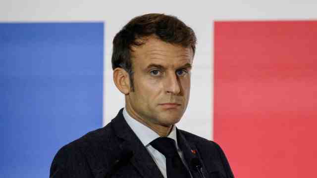 France: He has already made concessions on what is probably the most important project of his second term.  But they are not enough for many: President Emmanuel Macron.