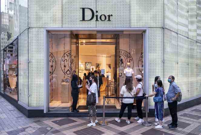A Dior boutique in Hong Kong, June 29, 2022. 