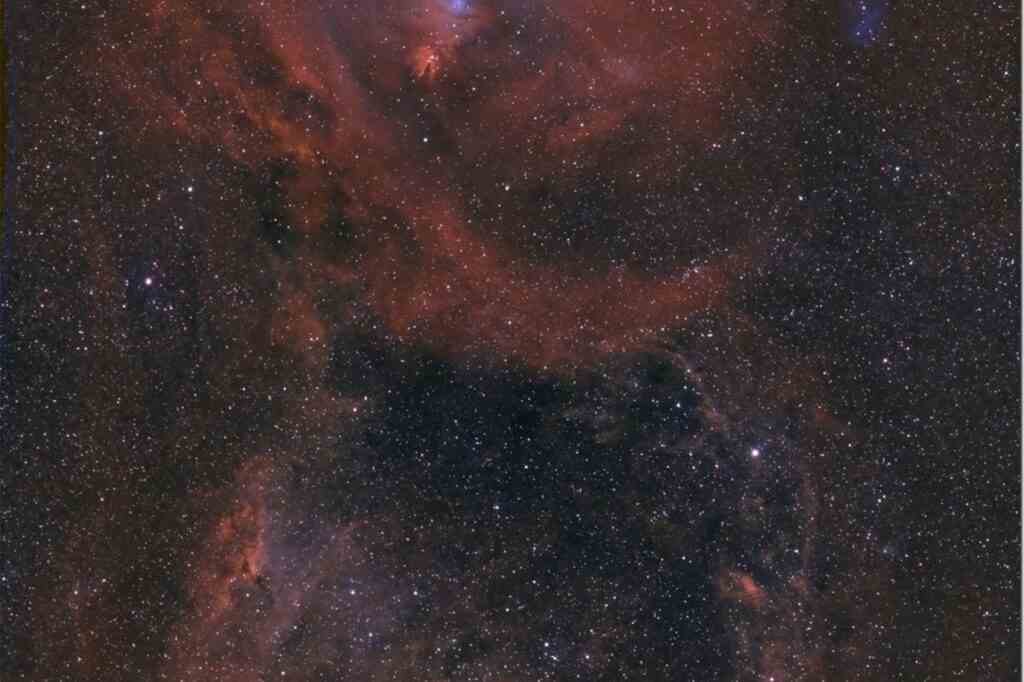 In addition, Wolfgang Zimmermann was able to observe another phenomenon: The Rosette Nebula is a diffuse emission nebula with an embedded open star cluster in the constellation Unicorn.