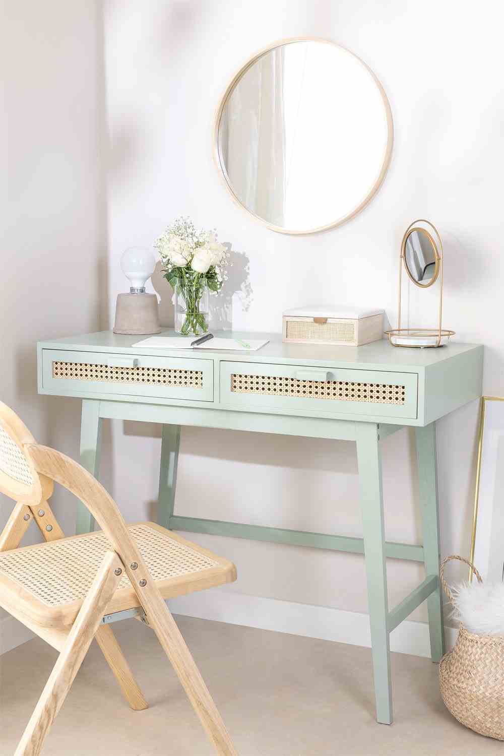 Add an office corner or a dressing table 