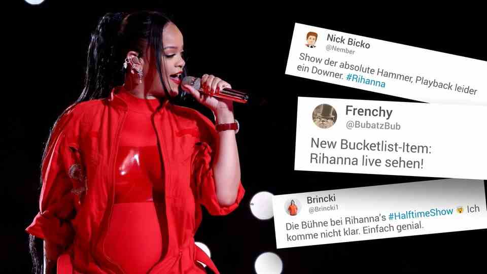 Super Bowl 57 - Rihanna's halftime show: This is how fans react on Twitter