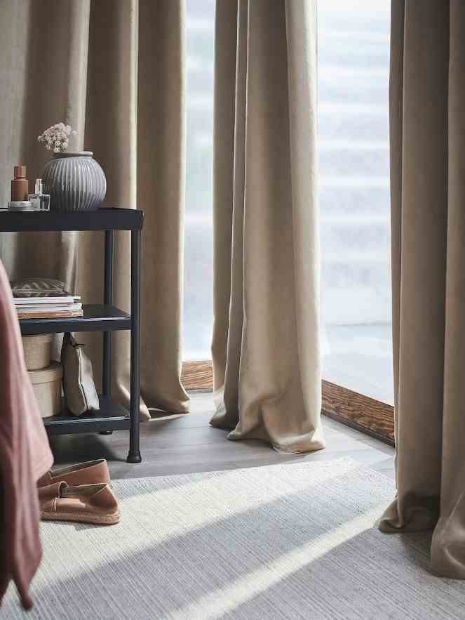 Faux Suede Insulated Curtains 