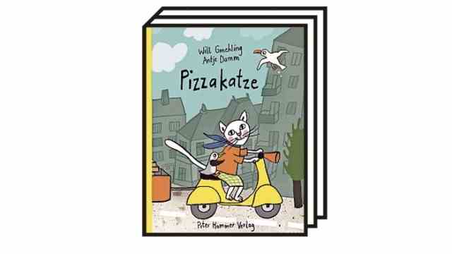 Favorites of the week: Will Gmehling: "pizza cat".  Peter Hammer Verlag.  Wuppertal 2023, 24 pages, 15 euros.
