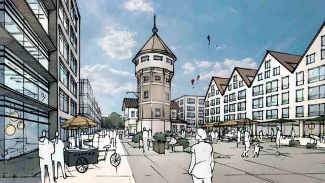 Local development Kirchseeon: This is what the new Kirchseeon town center could look like according to the investor's idea.